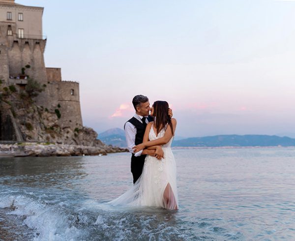 Servizio fotografico post wedding a cetara